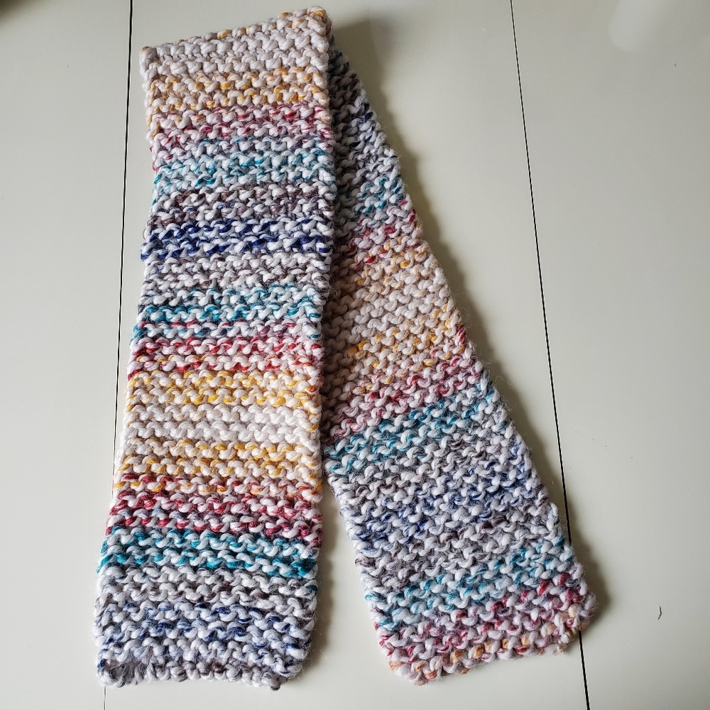 Multicolored Knitted scarf